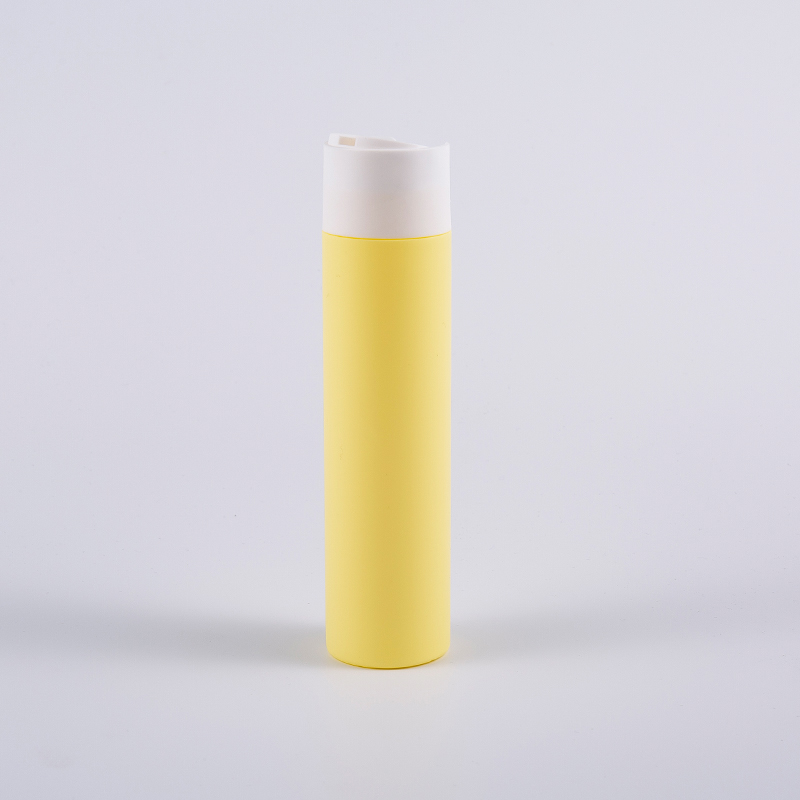 Mehrfarbige Soft-Touch-Reinigungsflasche in runder Form, 250 ml, mit Scheibenverschluss