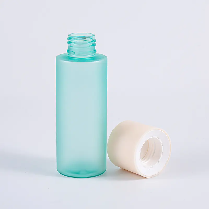 100-ml-PET-Kunststoffflasche für Lebensmittel und Pharmazeutika mit Schraubverschluss