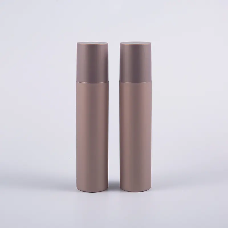 Mehrfarbige Soft-Touch-Reinigungsflasche in runder Form, 250 ml, mit Kunststoffpumpe 