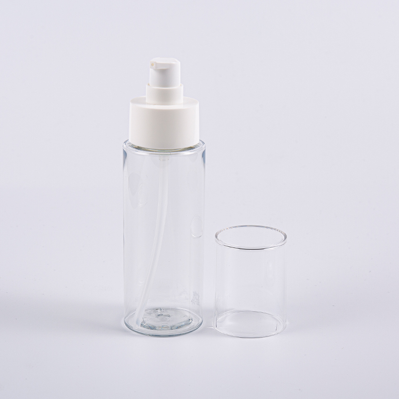 Runde 100-ml-Frost-PET-Gesichtswasserflaschen Runde 100-ml-Frost-PET-Gesichtswasserflaschen