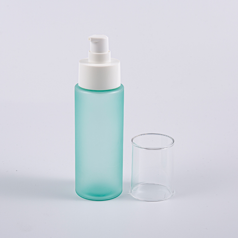 Runde 100-ml-Frost-PET-Gesichtswasserflaschen Runde 100-ml-Frost-PET-Gesichtswasserflaschen