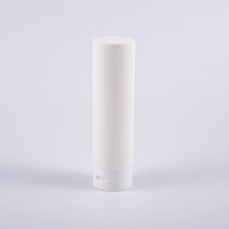 Weiße Soft-Touch-runde umgekehrte 180-ml-PE-Haarspülungs-Reinigungsflasche mit Klappverschluss Weiße Soft-Touch-runde umgekehrte 180-ml-PE-Haarspülungs-Reinigungsflasche mit Klappverschluss