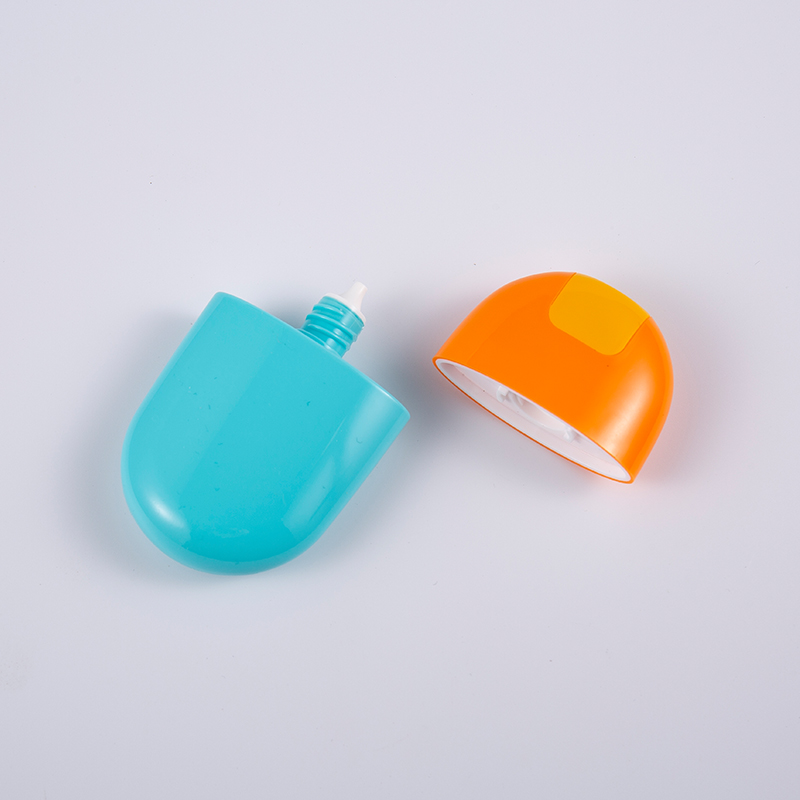 Feste blaue Farbe 30 ml 50 ml EVOH-Mehrschicht-Sonnenschutzflasche mit Schraubverschluss