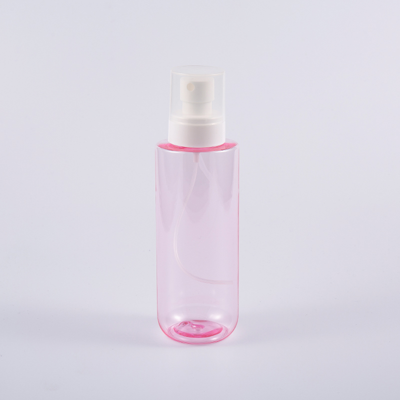 300 ml transparente rosafarbene Gesichtstonerflaschen