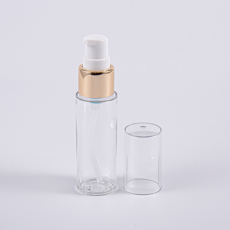 Auf Reisen verwenden Sie eine 20 ml, 30 ml, 40 ml schlanke PETG-Lotionsflasche mit Pumpe Auf Reisen verwenden Sie eine 20 ml, 30 ml, 40 ml schlanke PETG-Lotionsflasche mit Pumpe