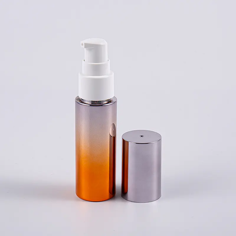 Verschiedene Farben, runde Form, 30 ml, PETG-Lotionflasche mit Pumpe für unterwegs Verschiedene Farben, runde Form, 30 ml, PETG-Lotionflasche mit Pumpe für unterwegs