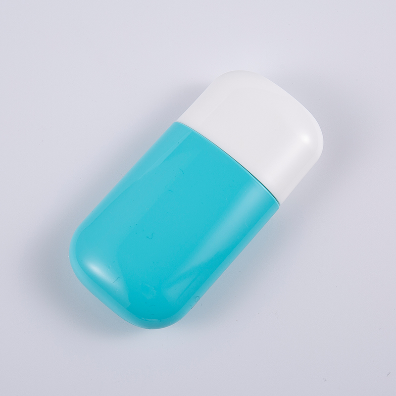 30 ml und 50 ml blaue PE-Sonnenschutzflasche mit UV-Schutz