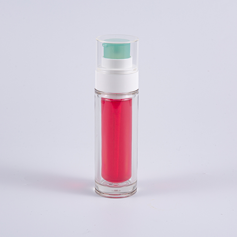Klare PETG-Flasche mit mehrschichtigem Verbund-Innenbeutel, 30 ml, 50 ml Vakuumflasche mit Pumpe