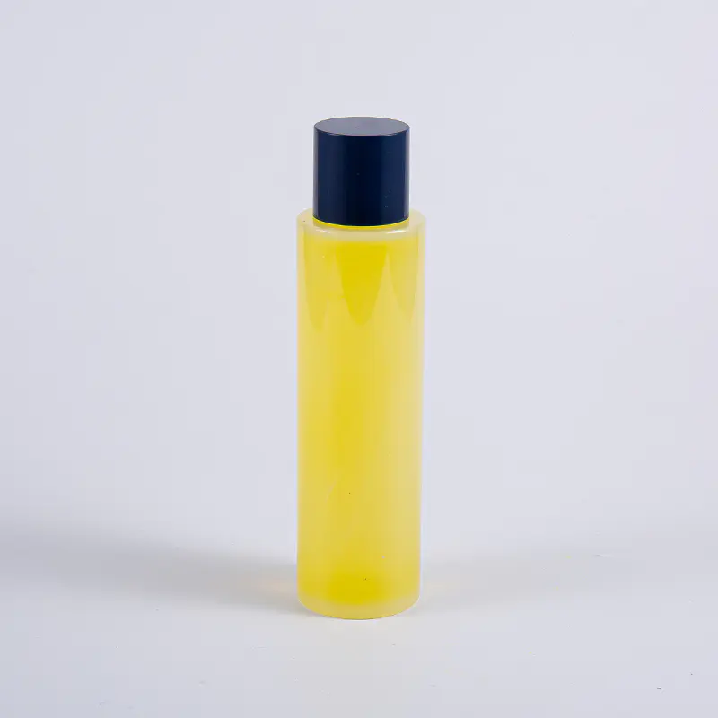 50 ml, 100 ml, 120 ml, 130 ml, 170 ml, 200 ml runde PETG-Lotionsflasche mit rundem Schraubverschluss und kleinen Einsätzen