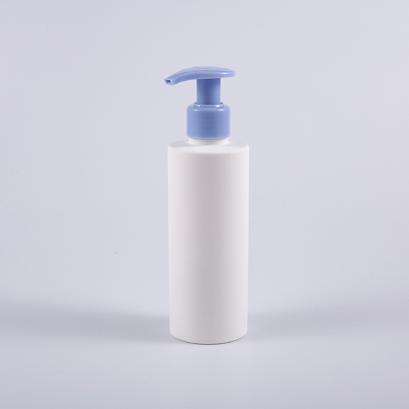 Frostweiße runde 200-ml-PE-Handwasch-Pumplotion-Reinigungsflasche Frostweiße runde 200-ml-PE-Handwasch-Pumplotion-Reinigungsflasche
