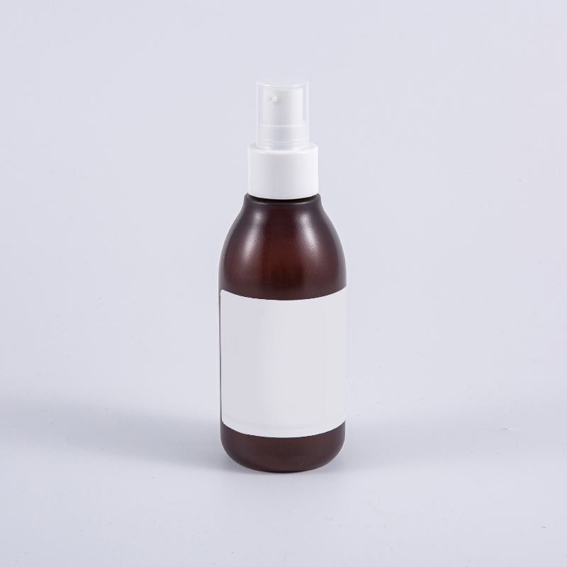 PP-Kunststoff, 160 ml, mehrschichtige, mattierte Lotionsflasche mit Pumpspender